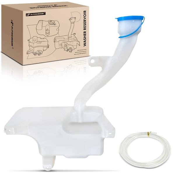 Front Windshield Washer Fluid Reservoir with Cap & Pump for Honda Accord Acura TL