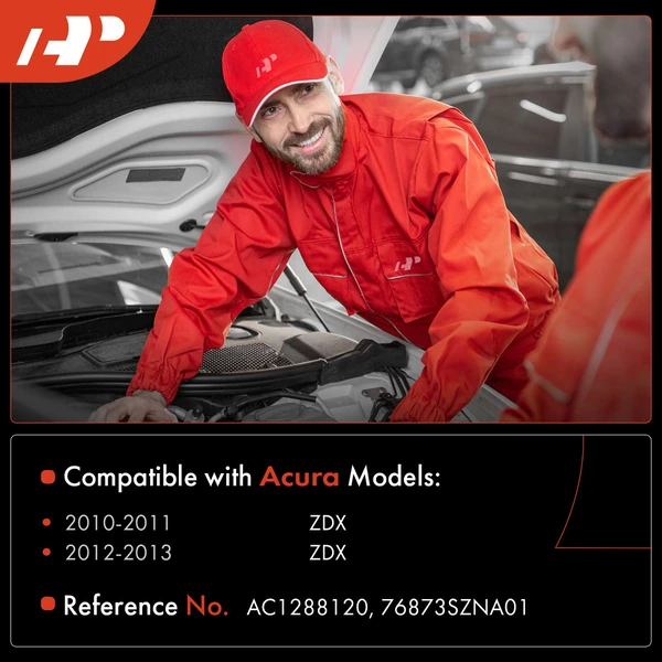 Windshield Washer Reservoir with Pump & Cap & Filler Neck for Acura ZDX 2010-2013