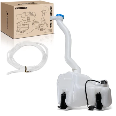 Windshield Washer Reservoir with Pump & Cap & Sensor & Filler Neck