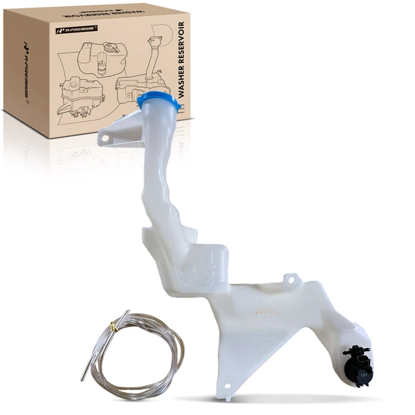 Windshield Washer Reservoir with Cap & Pump & Filler Neck for Acura RDX 2013-2018