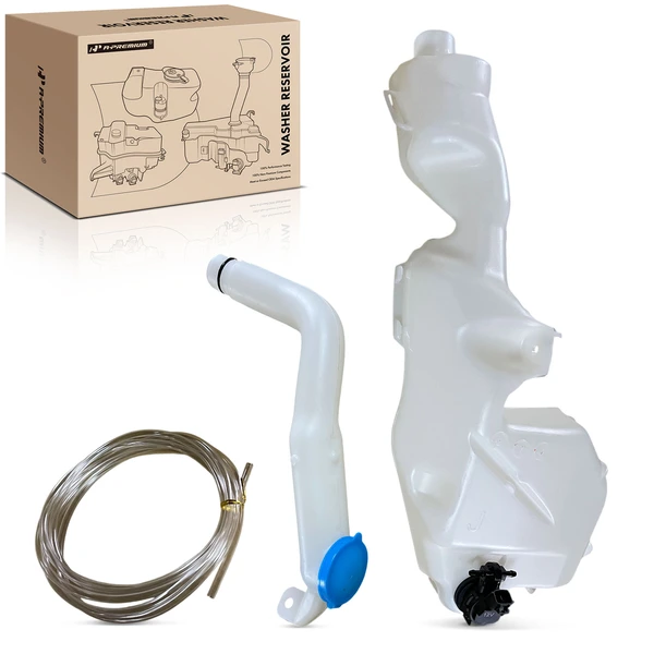 Windshield Washer Reservoir with Cap & Pump for Acura RDX 2007-2012