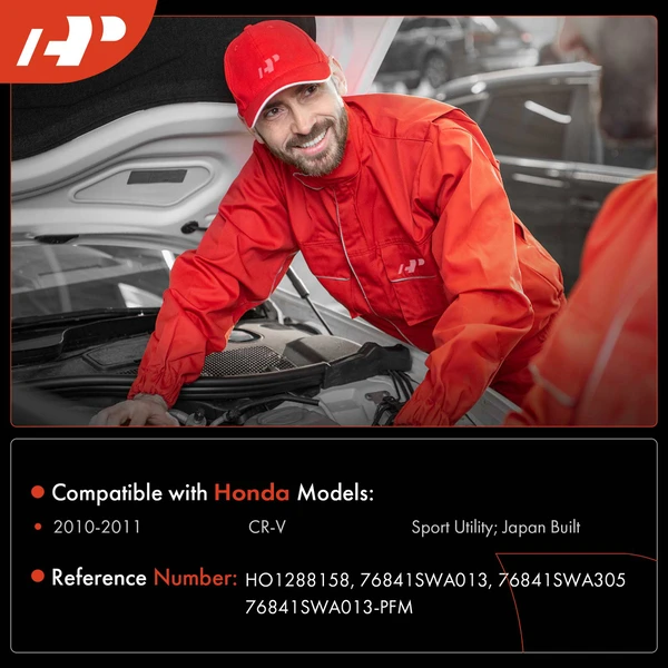 Windshield Washer Reservoir with Pump & Cap & Hose Filler Neck for Honda CR-V 2010-2011