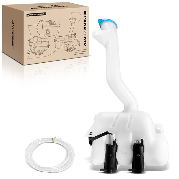 Windshield Washer Reservoir with Cap for Honda Odyssey 1999-2004 V6 3.5L 5-Door