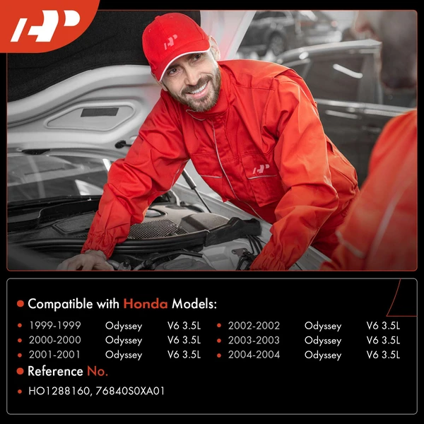 Windshield Washer Reservoir with Cap for Honda Odyssey 1999-2004 V6 3.5L 5-Door