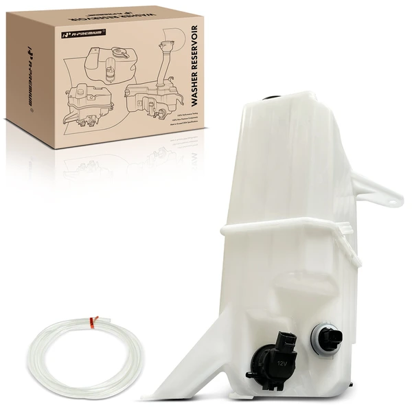 Windshield Washer Reservoir with Sensor & Washer Pump for Toyota Sequoia 2008-2017