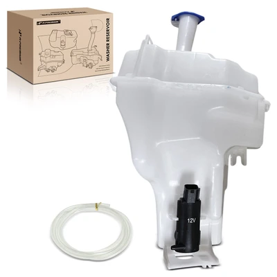 Windshield Washer Reservoir with Cap and Pump