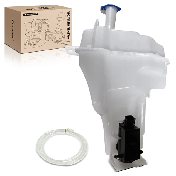 Windshield Washer Reservoir with Cap & Pump for 2012-2017 Hyundai Accent