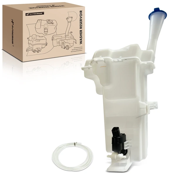 Windshield Washer Reservoir with Cap & Pump & Sensor for Kia Rio 2018-2020 L4 1.6L