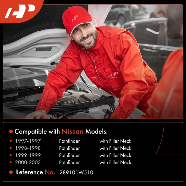 Windshield Washer Reservoir with Cap & Washer Pump for Nissan Pathfinder 1997-2003