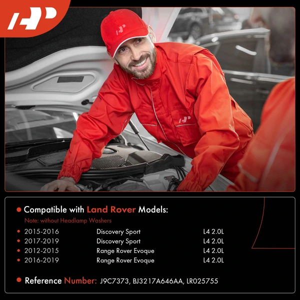 Windshield Washer Reservoir with Bracket for Land Rover Discovery Sport 2015-2019