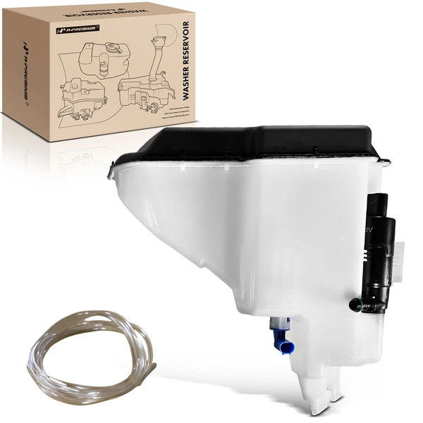 Windshield Washer Reservoir with Pump Cap Sensor Hose for BMW E36 E46 325i 325Ci