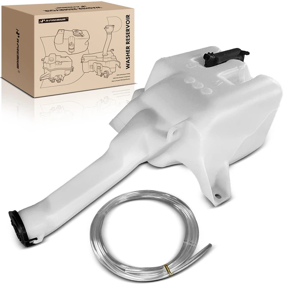 Windshield Washer Reservoir with Cap & Pump & Filler Neck for 2000-2005 Mitsubishi Eclipse