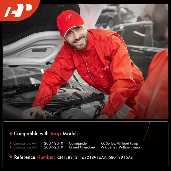 Windshield Washer Reservoir with Cap for Jeep Commander Grand Cherokee 2007-2010