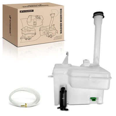 Windshield Washer Reservoir with Cap & Pump
