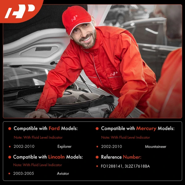 Windshield Washer Reservoir with Cap & Pump for Ford Explorer Mercury Lincoln