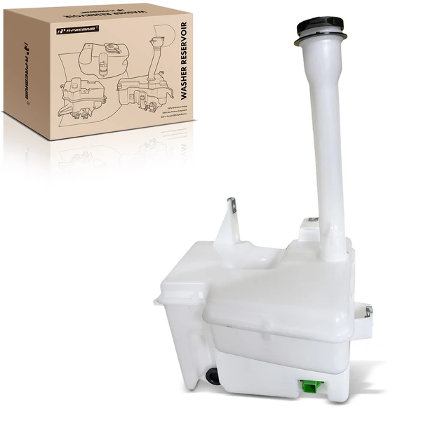 Front Windshield Washer Reservoir with Cap for 2002-2010 Ford Explorer