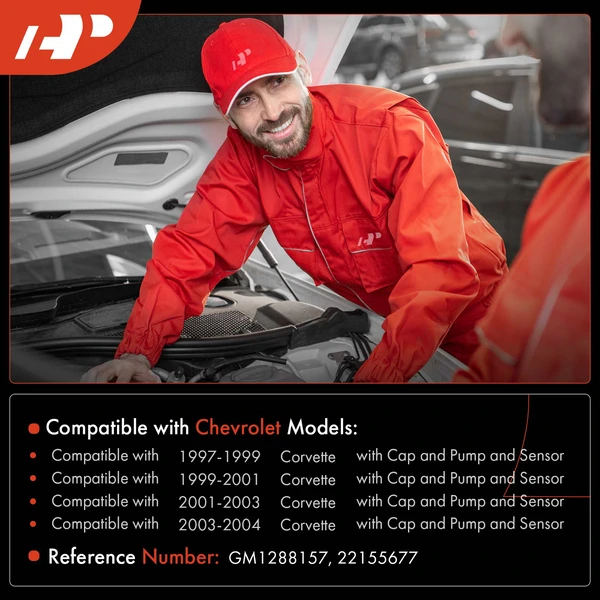 Windshield Washer Reservoir Tank with Cap Pump Sensor for Chevry Corvette 1997-2004