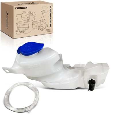 Windshield Washer Fluid Reservoir with Pump & Cap