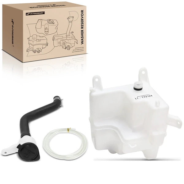 Windshield Washer Reservoir with Sensor & Pump & Cap for 2006-2007 Toyota Highlander