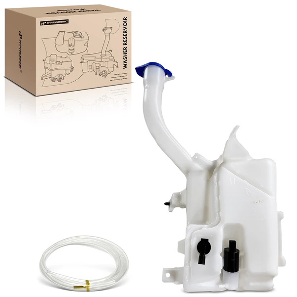 Windshield Washer Reservoir Tank with Cap for 2015-2016 Ford Fusion