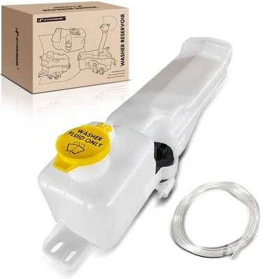 Windshield Washer Fluid Reservoir with Pump & Cap