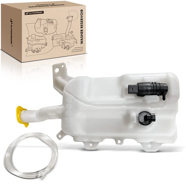Windshield Washer Fluid Reservoir with Pump & Cap & Sensor for Dodge Dart 2013-2016