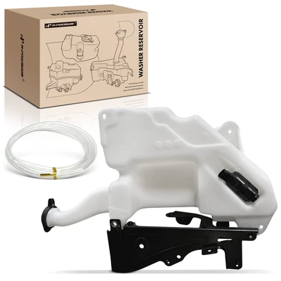 Windshield Washer Reservoir with Pump Cap Sensor Hose Filler Neck