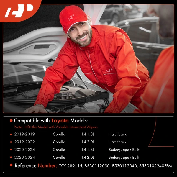 Windshield Washer Reservoir Filler Pipe with Cap for Toyota Corolla 2019-2024