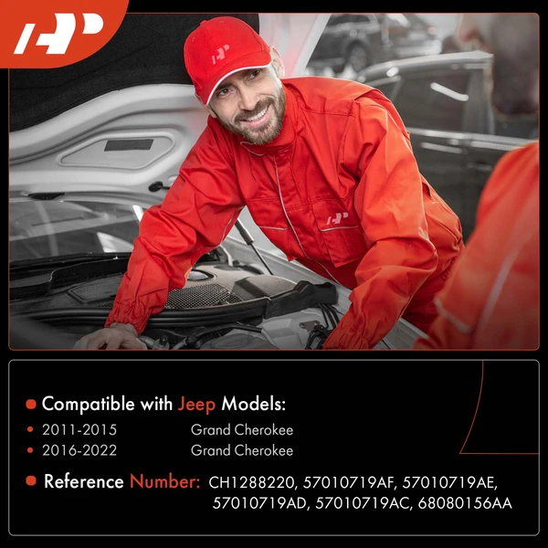 Windshield Washer Reservoir with Sensor & Pump for Jeep Grand Cherokee 2011-2022