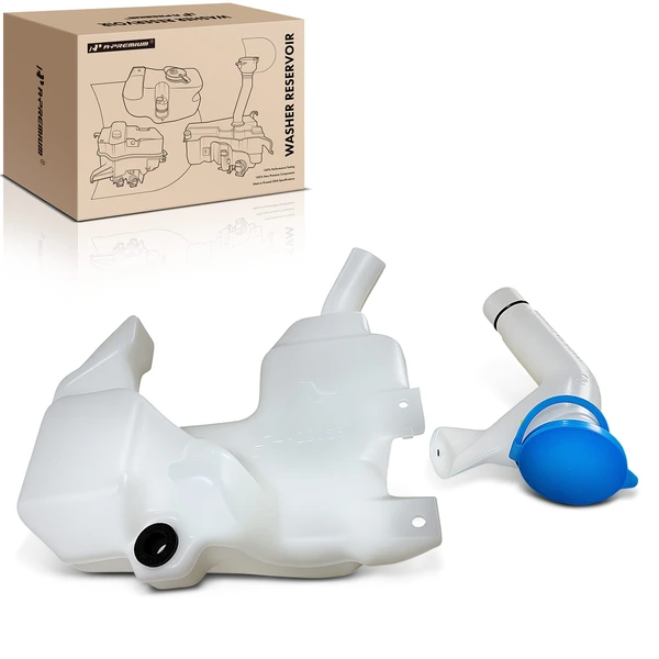 Windshield Washer Fluid Reservoir with Filler Neck & Cap for 2009-2014 Acura TSX