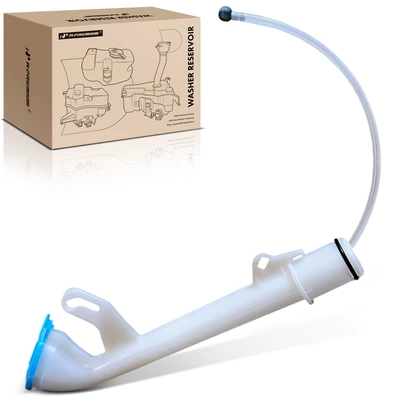 Windshield Washer Reservoir with Cap & Bracket