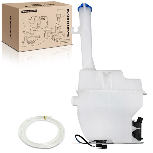 Windshield Washer Reservoir with Cap & Pump & Sensor for 2011-2015 Kia Optima