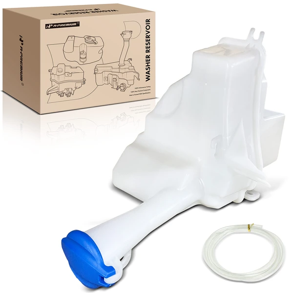 Windshield Washer Reservoir with Cap & Pump for Hyundai Elantra 2017-2018 Sedan