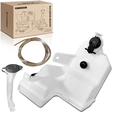 Windshield Washer Reservoir with Cap & Pump & Sensor