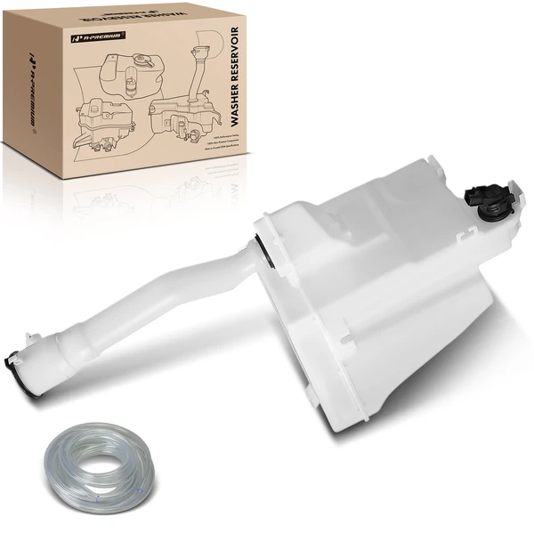 Windshield Washer Fluid Reservoir with Pump & Cap for Toyota FJ Cruiser 2009-2014