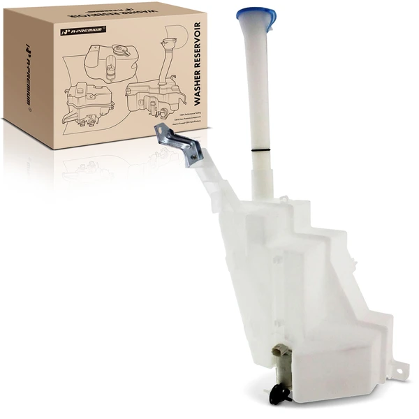 Windshield Washer Reservoir with Pump & Cap & Filler Neck for Nissan Quest 2004-2009