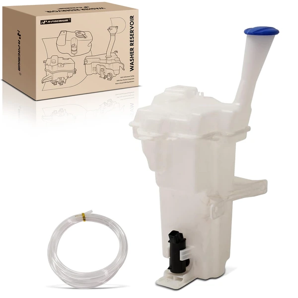 Windshield Washer Reservoir with Cap & Pump for Kia Rio 2018-2020 Sedan