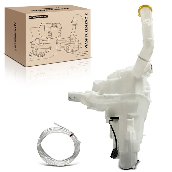 Windshield Washer Reservoir with Cap & Pump for Mazda 3 2010-2013 2.0L 2.5L Sedan