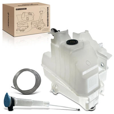 Washer Reservoir with Pump & Cap & Filler Neck & Sensor