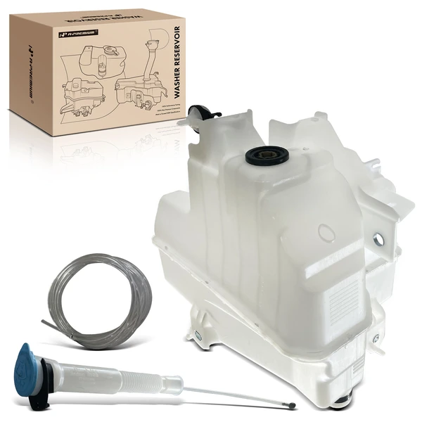 Washer Reservoir with Pump & Cap & Filler Neck & Sensor for Mazda CX-30 2020-2023