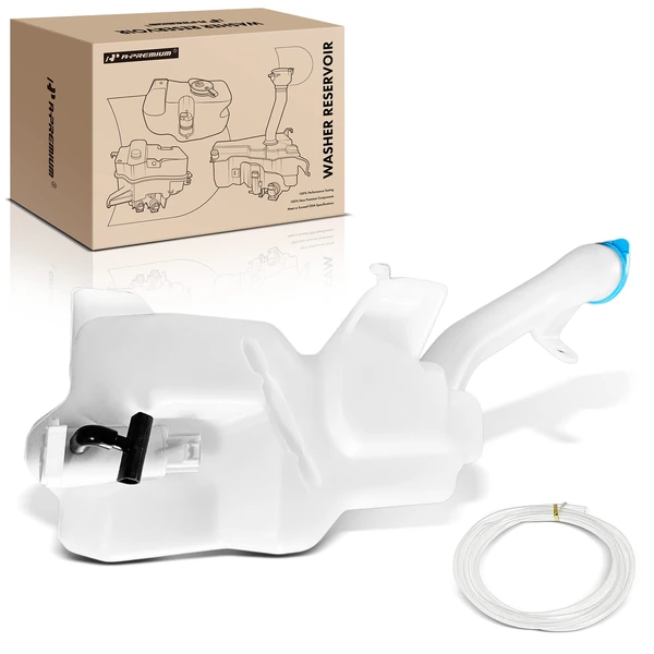 Windshield Washer Reservoir Tank with Cap and Pump for Honda Accord 2013 Sedan