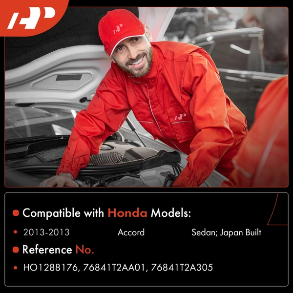 Windshield Washer Reservoir Tank with Cap and Pump for Honda Accord 2013 Sedan