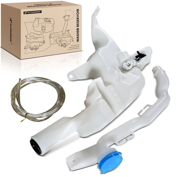 Windshield Washer Reservoir with Pump & Cap for Honda Civic 2018-2021 Hatchback