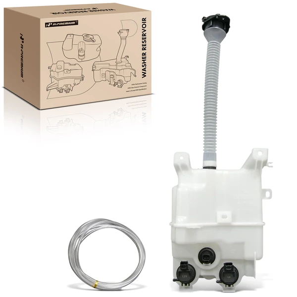 Windshield Washer Reservoir with Sensor & Pump & Cap for 2008-2013 Toyota Highlander