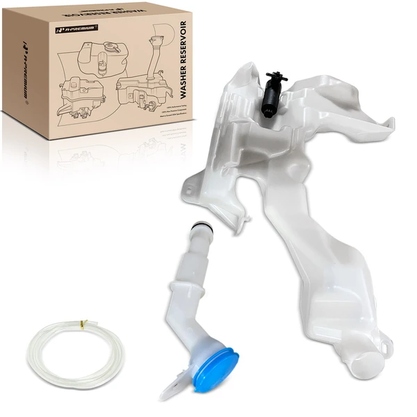 Windshield Washer Reservoir with Pump & Cap & Filler Neck for Honda CRV 2017-2022