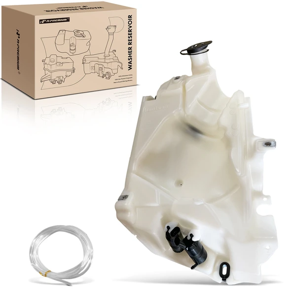 Windshield Washer Reservoir with Cap & Pump for 2002-2009 GMC Envoy