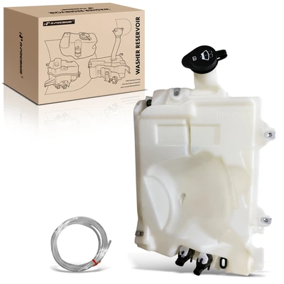 Windshield Washer Reservoir with Pump & Cap with Headlamp Washer