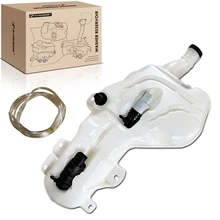 Windshield Washer Reservoir with Cap & Pump & Filler Neck for 2017-2019 GMC Acadia