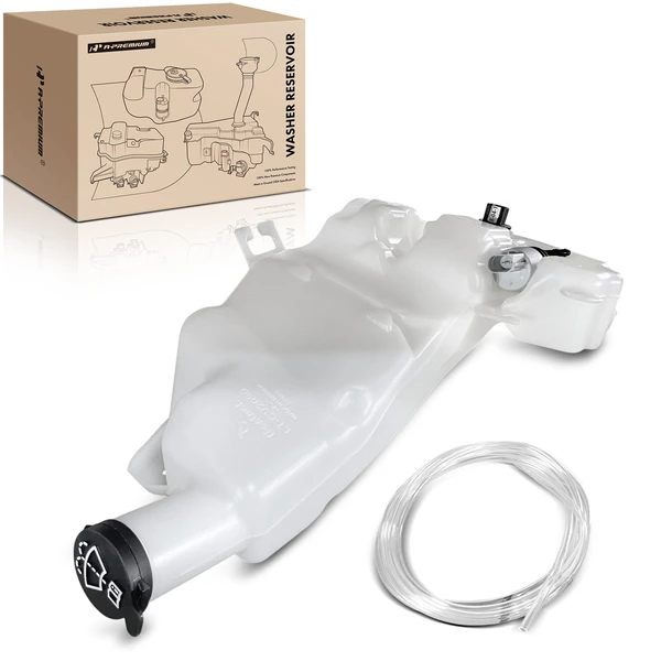Washer Reservoir with Pump & Cap & Sensor for Chevy Traverse Buick Enclave 2018-2021