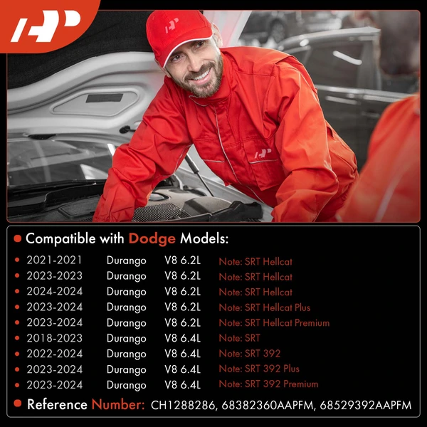 Windshield Washer Fluid Reservoir with Cap Pump Sensor Hose for Dodge Durango 2018-2024